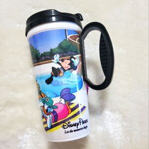 Disney Parks Whirley Souvenir Cup - Mickey and Friends at the Pool